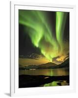 Aurora Borealis, Northern Lights, Troms Region, Norway-Gavin Hellier-Framed Photographic Print