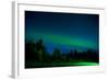 Aurora Borealis (Northern Lights) viewed from Denali Princess Wilderness Lodge, Alaska, USA-Laura Grier-Framed Photographic Print