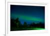 Aurora Borealis (Northern Lights) viewed from Denali Princess Wilderness Lodge, Alaska, USA-Laura Grier-Framed Photographic Print