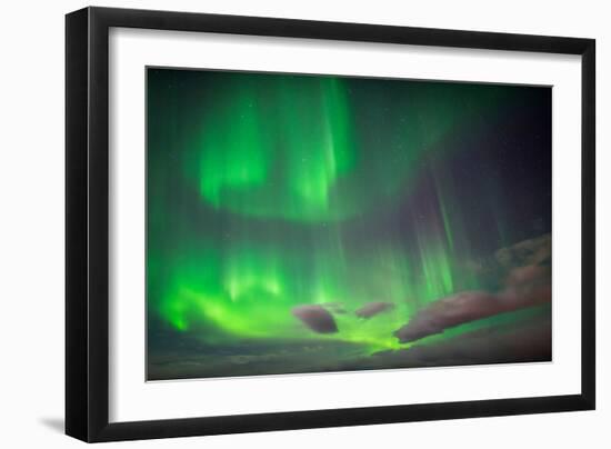 Aurora Borealis or Northern Lights, Abisko, Lapland, Sweden-Ragnar Th Sigurdsson-Framed Photographic Print