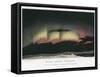 Aurora Borealis or Northern Lights, Curtain Form 1839-Rapine-Framed Stretched Canvas