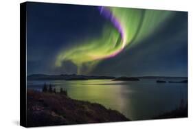 Aurora Borealis or Northern Lights, Iceland-Arctic-Images-Stretched Canvas