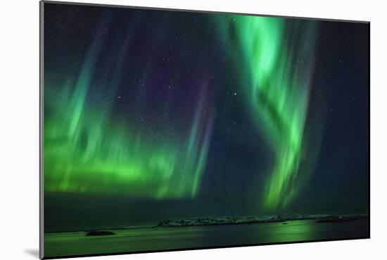 Aurora Borealis or Northern Lights, Iceland-Arctic-Images-Mounted Photographic Print