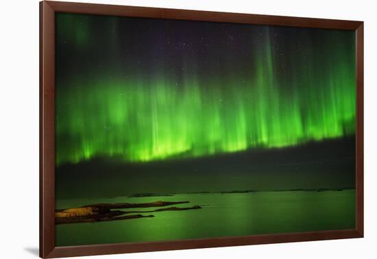 Aurora Borealis or Northern Lights, Iceland-Arctic-Images-Framed Photographic Print