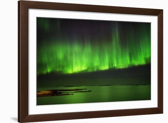 Aurora Borealis or Northern Lights, Iceland-Arctic-Images-Framed Photographic Print