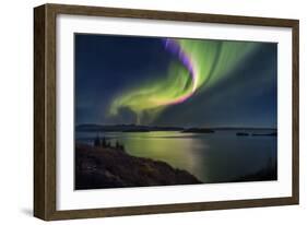 Aurora Borealis or Northern Lights, Iceland-Arctic-Images-Framed Photographic Print