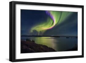 Aurora Borealis or Northern Lights, Iceland-Arctic-Images-Framed Photographic Print