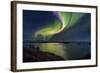 Aurora Borealis or Northern Lights, Iceland-Arctic-Images-Framed Photographic Print