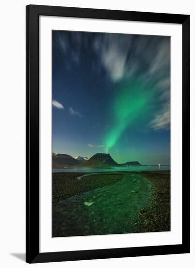 Aurora Borealis or Northern Lights, Iceland-Arctic-Images-Framed Photographic Print