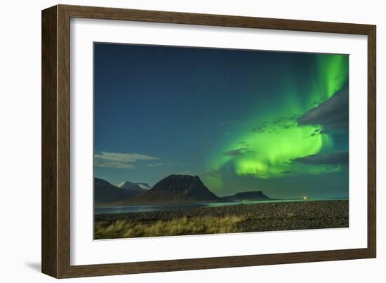 Aurora Borealis or Northern Lights, Iceland-Arctic-Images-Framed Photographic Print