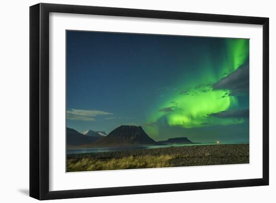 Aurora Borealis or Northern Lights, Iceland-Arctic-Images-Framed Photographic Print