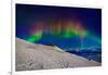 Aurora Borealis or Northern Lights in Full Color Seen from the Abisko Sky Station, Abisko-null-Framed Photographic Print