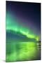 Aurora Borealis or Northern Lights in Iceland-Arctic-Images-Mounted Photographic Print