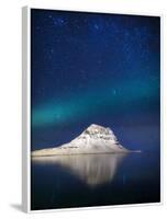 Aurora Borealis or Northern Lights in Iceland-Arctic-Images-Framed Photographic Print