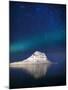 Aurora Borealis or Northern Lights in Iceland-Arctic-Images-Mounted Photographic Print