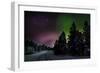 Aurora Borealis or Northern Lights, Lapland, Sweden-null-Framed Photographic Print