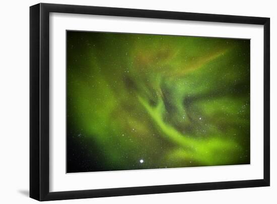 Aurora Borealis or Northern Lights, Lapland, Sweden-Arctic-Images-Framed Photographic Print