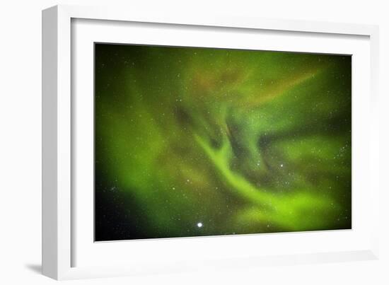 Aurora Borealis or Northern Lights, Lapland, Sweden-Arctic-Images-Framed Photographic Print