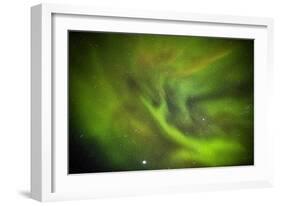 Aurora Borealis or Northern Lights, Lapland, Sweden-Arctic-Images-Framed Photographic Print