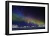 Aurora Borealis or Northern Lights over Icebergs-Arctic-Images-Framed Photographic Print