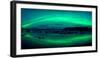 Aurora Borealis or Northern Lights over the Jokulsarlon Lagoon, Iceland-null-Framed Premium Photographic Print