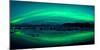 Aurora Borealis or Northern Lights over the Jokulsarlon Lagoon, Iceland-null-Mounted Photographic Print