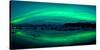 Aurora Borealis or Northern Lights over the Jokulsarlon Lagoon, Iceland-null-Stretched Canvas