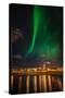 Aurora Borealis or Northern Lights, Reykjavik, Iceland-null-Stretched Canvas