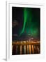 Aurora Borealis or Northern Lights, Reykjavik, Iceland-null-Framed Premium Photographic Print