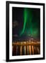 Aurora Borealis or Northern Lights, Reykjavik, Iceland-null-Framed Premium Photographic Print