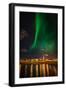 Aurora Borealis or Northern Lights, Reykjavik, Iceland-null-Framed Photographic Print