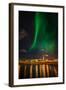 Aurora Borealis or Northern Lights, Reykjavik, Iceland-null-Framed Photographic Print