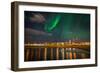 Aurora Borealis or Northern Lights, Reykjavik, Iceland-null-Framed Photographic Print