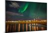 Aurora Borealis or Northern Lights, Reykjavik, Iceland-null-Mounted Photographic Print