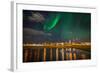 Aurora Borealis or Northern Lights, Reykjavik, Iceland-null-Framed Photographic Print