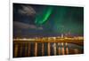 Aurora Borealis or Northern Lights, Reykjavik, Iceland-null-Framed Photographic Print