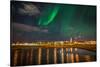 Aurora Borealis or Northern Lights, Reykjavik, Iceland-null-Stretched Canvas