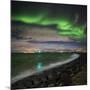 Aurora Borealis or Northern Lights, Reykjavik, Iceland-null-Mounted Photographic Print