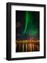 Aurora Borealis or Northern Lights, Reykjavik, Iceland-null-Framed Photographic Print