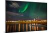 Aurora Borealis or Northern Lights, Reykjavik, Iceland-null-Mounted Photographic Print