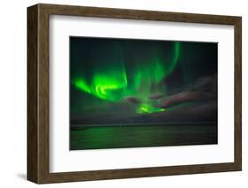 Aurora Borealis or Northern Lights, Reykjavik, Iceland-null-Framed Photographic Print