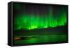 Aurora Borealis or Northern Lights, Stykkisholmur, Snaefellsnes Peninsula, Iceland-Ragnar Th Sigurdsson-Framed Stretched Canvas