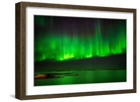 Aurora Borealis or Northern Lights, Stykkisholmur, Snaefellsnes Peninsula, Iceland-Ragnar Th Sigurdsson-Framed Photographic Print