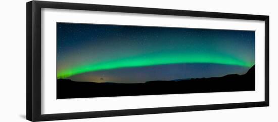 Aurora Borealis or Northern Lights, Vik I Myrdal, Iceland-null-Framed Premium Photographic Print