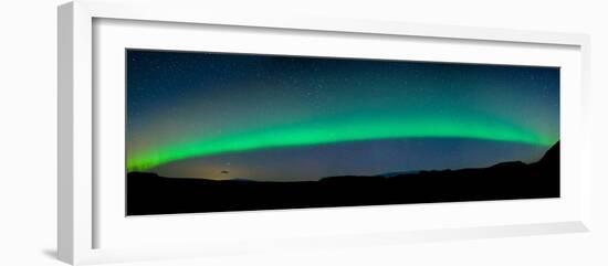 Aurora Borealis or Northern Lights, Vik I Myrdal, Iceland-null-Framed Photographic Print