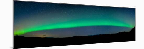 Aurora Borealis or Northern Lights, Vik I Myrdal, Iceland-null-Mounted Photographic Print