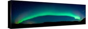 Aurora Borealis or Northern Lights, Vik I Myrdal, Iceland-null-Stretched Canvas