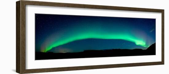 Aurora Borealis or Northern Lights, Vik I Myrdal, Iceland-null-Framed Photographic Print