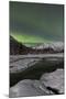 Aurora Borealis over Annie Lake, Yukon, Canada-null-Mounted Photographic Print