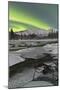 Aurora Borealis over Annie Lake, Yukon, Canada-null-Mounted Photographic Print